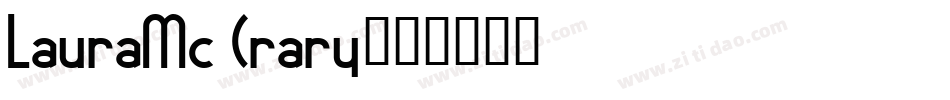 LauraMc Crary字体转换